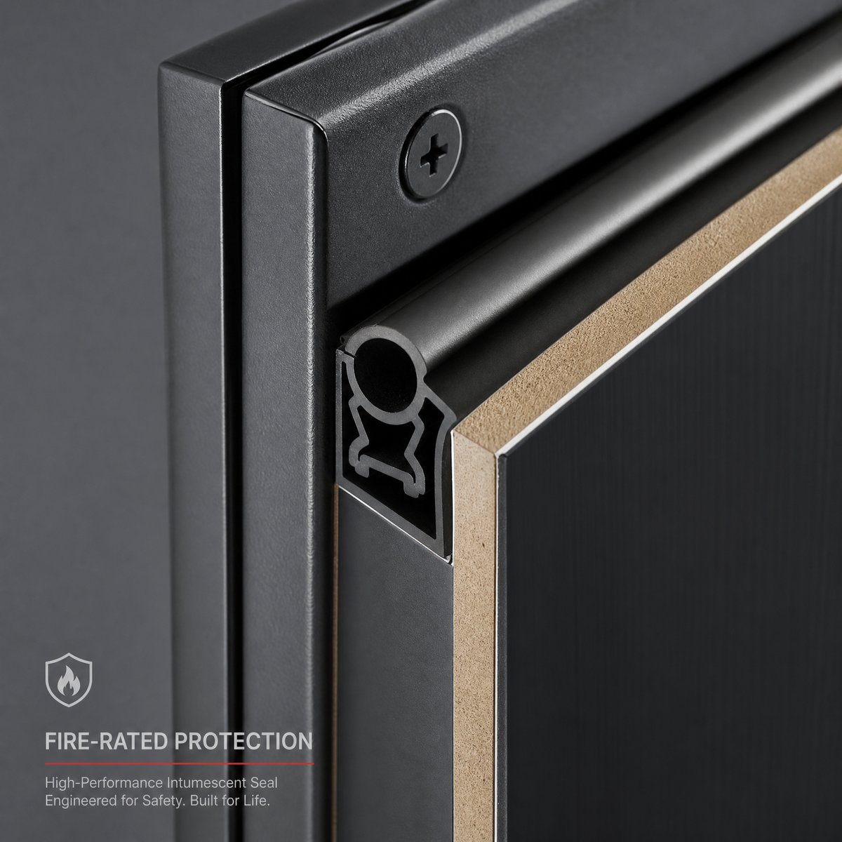 Un-Equal Double Leaf  Hollow Metal Door/Fire Rated Doors 2