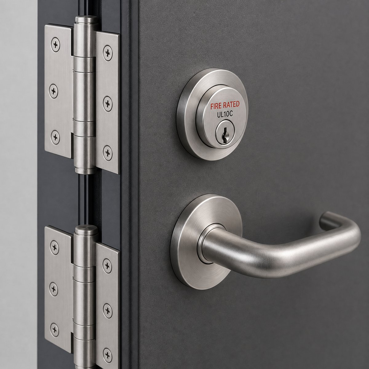 Un-Equal Double Leaf  Hollow Metal Door/Fire Rated Doors 3
