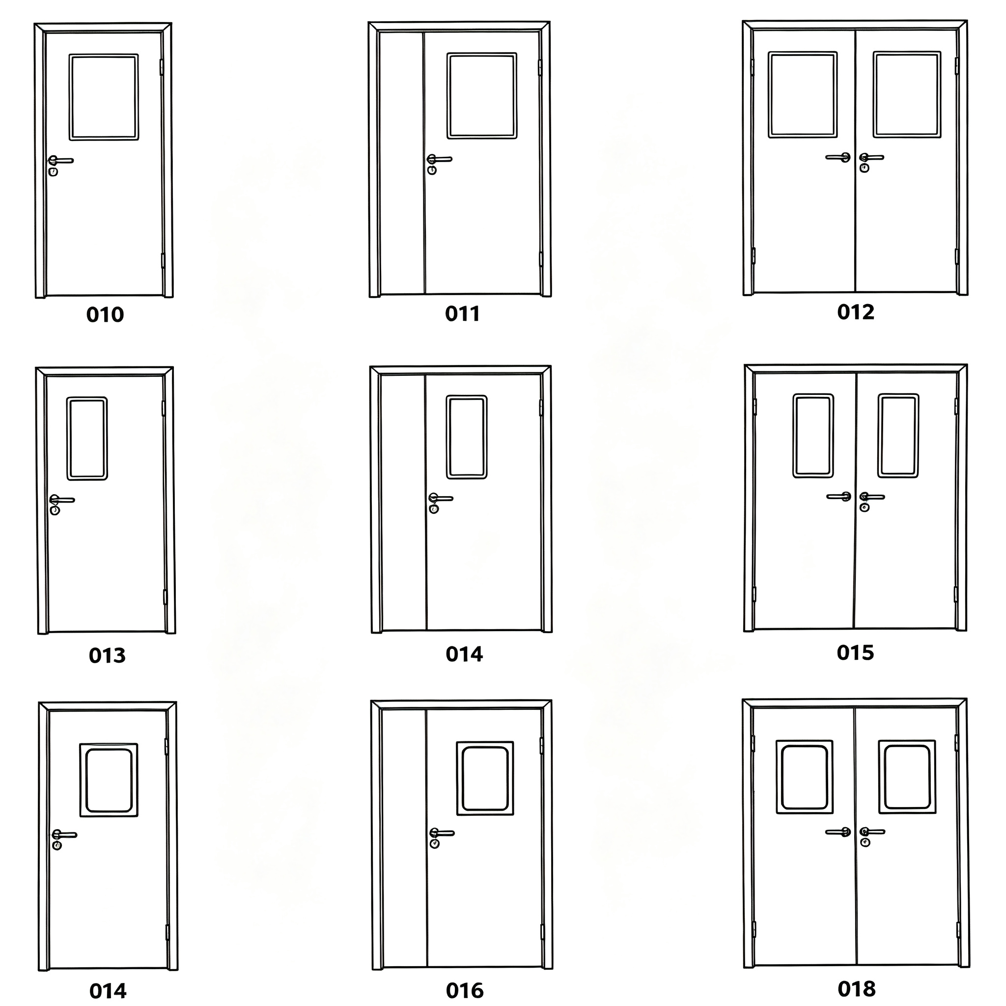 Steel Clean Door / Safety Escape Clean Door 8